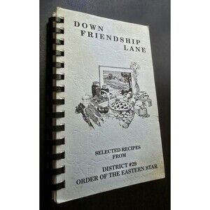Georgia MASONIC Order of the Eastern Star Recipe Cookbook Louise Sherrod 90-91